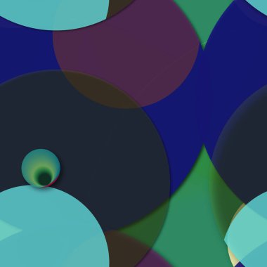 Çok renkli geometrik daire arka plan seamless modeli.