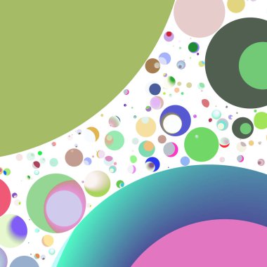 Çok renkli geometrik daire arka plan seamless modeli.