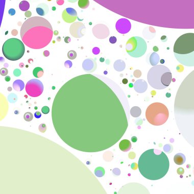 Daire saydam arka plan - eğilim seamless modeli.