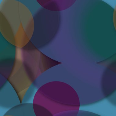 Çok renkli geometrik daire arka plan seamless modeli.