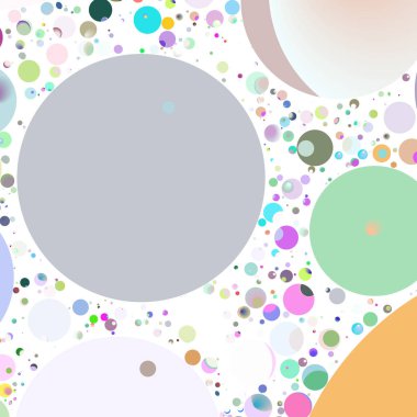 Çok renkli geometrik daire arka plan seamless modeli.