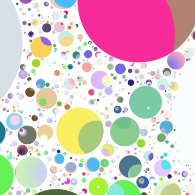 Daire saydam arka plan - eğilim seamless modeli.