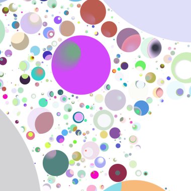 Daire saydam arka plan - eğilim seamless modeli.