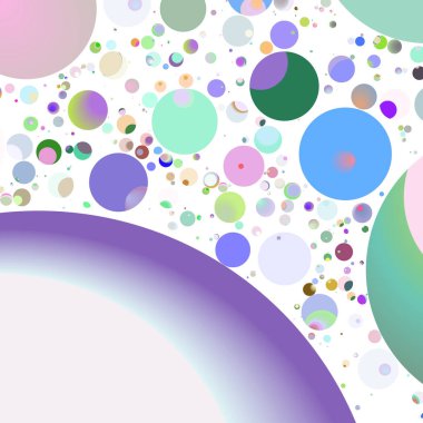 Çok renkli geometrik daire arka plan seamless modeli.