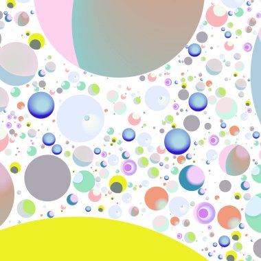 Daire saydam arka plan - eğilim seamless modeli.