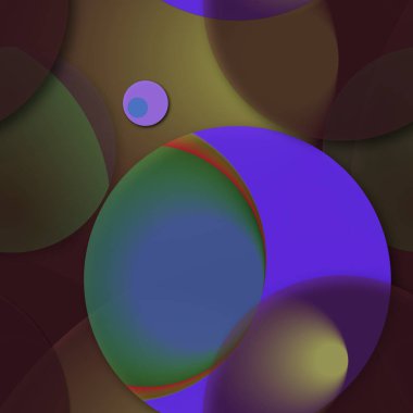 Çok renkli geometrik daire arka plan seamless modeli.