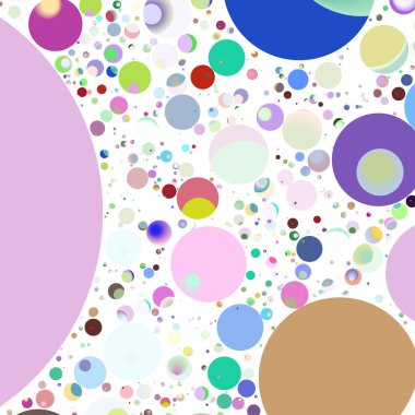 Çok renkli geometrik daire arka plan seamless modeli.