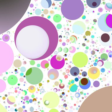 Çok renkli geometrik daire arka plan seamless modeli.