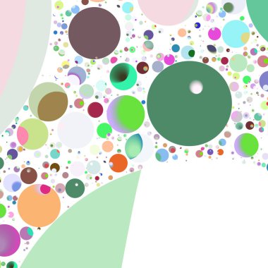 Çok renkli geometrik daire arka plan seamless modeli.