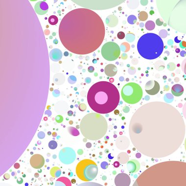 Çok renkli geometrik daire arka plan seamless modeli.