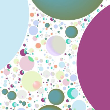 Çok renkli geometrik daire arka plan seamless modeli.