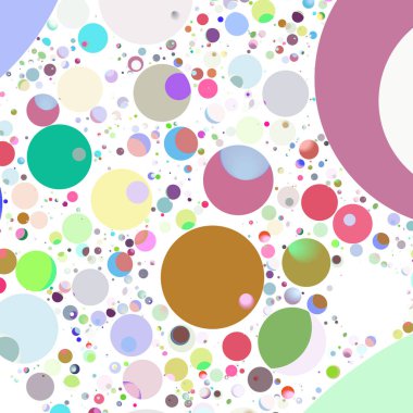 Çok renkli geometrik daire arka plan seamless modeli.