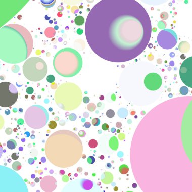 Çok renkli geometrik daire arka plan seamless modeli.