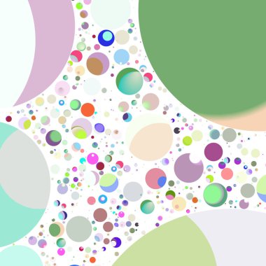 Çok renkli geometrik daire arka plan seamless modeli.