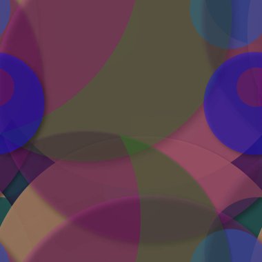 Çok renkli geometrik daire arka plan seamless modeli.