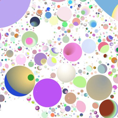 Çok renkli geometrik daire arka plan seamless modeli.