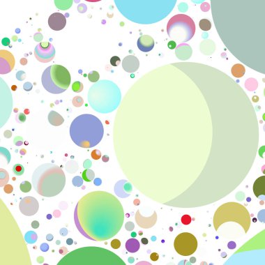 Çok renkli geometrik daire arka plan seamless modeli.