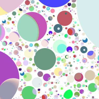 Çok renkli geometrik daire arka plan seamless modeli.