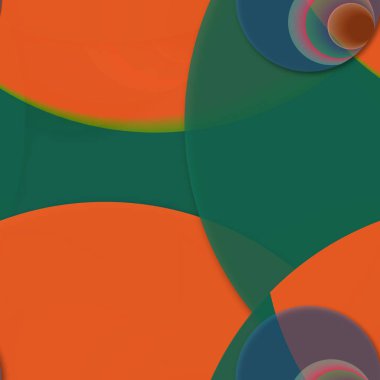 Çok renkli geometrik daire arka plan seamless modeli.