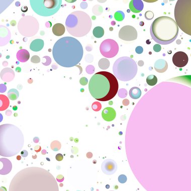 Çok renkli geometrik daire arka plan seamless modeli.