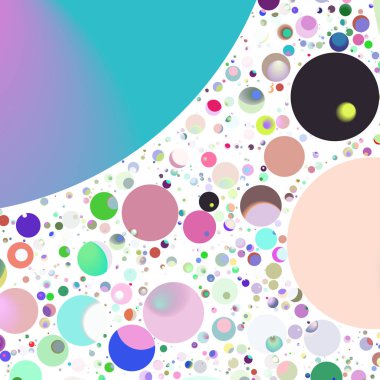 Çok renkli geometrik daire arka plan seamless modeli.