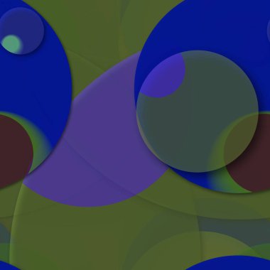 Çok renkli geometrik daire arka plan seamless modeli.