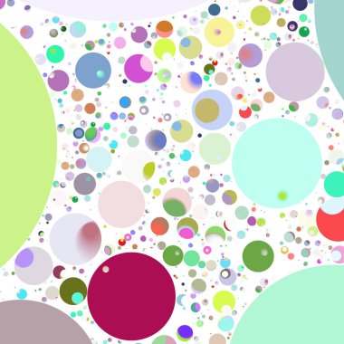 Çok renkli geometrik daire arka plan seamless modeli.