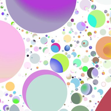 Çok renkli geometrik daire arka plan seamless modeli.