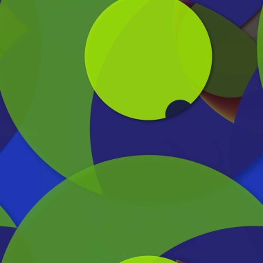 Çok renkli geometrik daire arka plan seamless modeli.