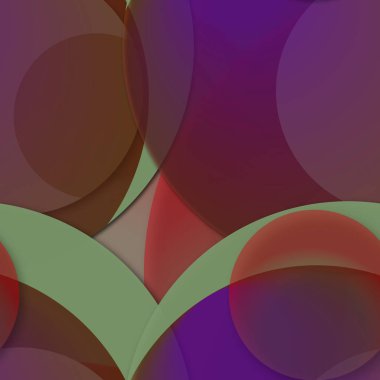 Daire saydam arka plan - eğilim seamless modeli.