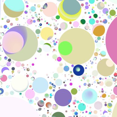 Çok renkli geometrik daire arka plan seamless modeli.