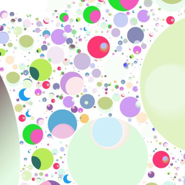 Çok renkli geometrik daire arka plan seamless modeli.