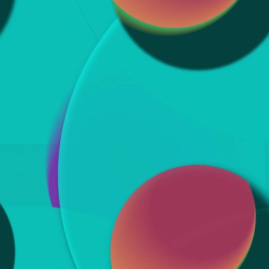 Çok renkli geometrik daire arka plan seamless modeli.