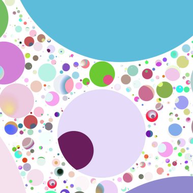 Çok renkli geometrik daire arka plan seamless modeli.