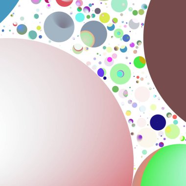 Çok renkli geometrik daire arka plan seamless modeli.