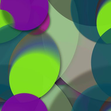 Çok renkli geometrik daire arka plan seamless modeli.