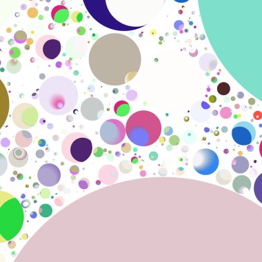 Çok renkli geometrik daire arka plan seamless modeli.