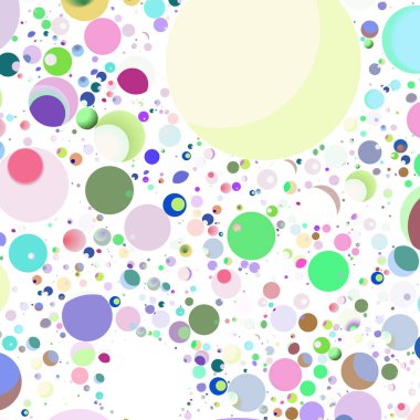 Çok renkli geometrik daire arka plan seamless modeli.