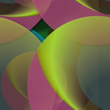 Çok renkli geometrik daire arka plan seamless modeli.