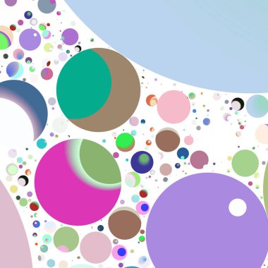 Daire saydam arka plan - eğilim seamless modeli.