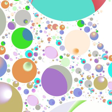 Daire saydam arka plan - eğilim seamless modeli.