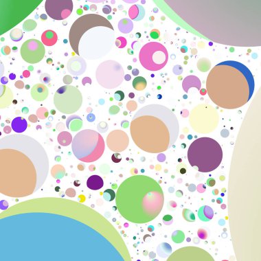 Daire saydam arka plan - eğilim seamless modeli.