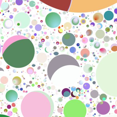 Çok renkli geometrik daire arka plan seamless modeli.