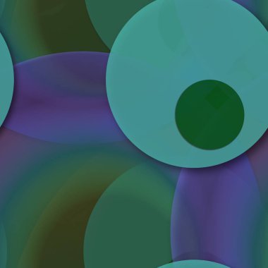 Çok renkli geometrik daire arka plan seamless modeli.