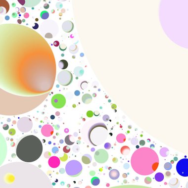 Çok renkli geometrik daire arka plan seamless modeli.