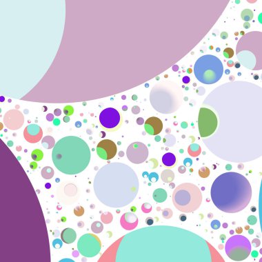 Daire saydam arka plan - eğilim seamless modeli.