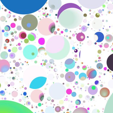 Çok renkli geometrik daire arka plan seamless modeli.