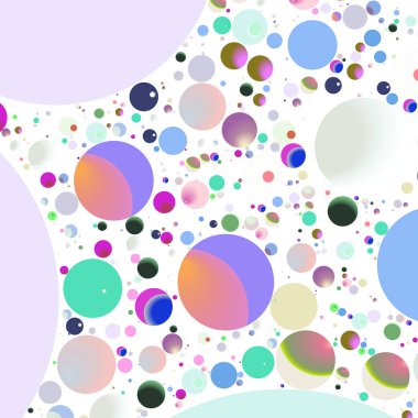 Çok renkli geometrik daire arka plan seamless modeli.