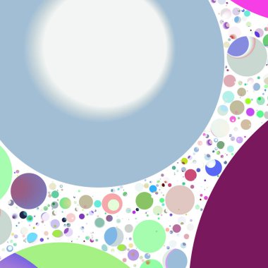 Çok renkli geometrik daire arka plan seamless modeli.