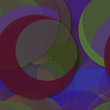 Çok renkli geometrik daire arka plan seamless modeli.